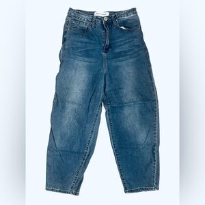 GOGO Blue Barrel Flare & Wide Leg Jeans Sz 7/28